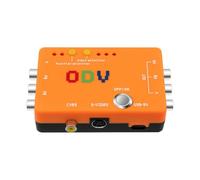Eeuye Adaptador Conversor ODV-II de Vídeo Componente/CVBS/S-Video A Vídeo Componente Sin Entradas de Retardo para Accesorios de Consola de Juegos Retro