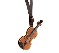 Eeuye de con Forma de Violín y Violonchelo, Mini de Instrumento Musical, de Vintage con Forma de Violín, Color Caqui