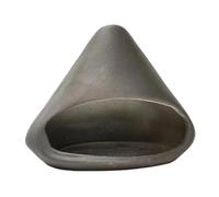 Eeuye Porta Incienso de Cerámica, Cuenco para Manchas Hecho A Mano, Bandeja para Quemar, Quemador de Incienso para Yoga, Compatible con Varillas Negras