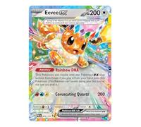 Eevee ex 075/131 - Tarjeta de Pokémon ultra rara | Cartas Pokémon raras | Pokémon EX | Evoluciones prismáticas | Pokémon escarlata y violeta | Autenticado por Titan Cards