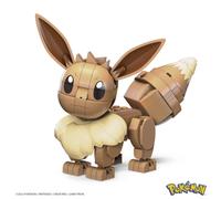 MEGA Construx Pokémon Construye y muestra Eeve Figura de +200 bloques de construcción de juguete para niños +6 años (Mattel HDL84)