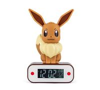 Reloj Despertador Digital Teknofun Pokémon Rectángulo Marrón Blanco