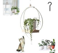 Eevhrqw Hanging planters for Indoor Plants,Wall Plant Hangers Indoor,Hanging Plant Holder,Hanging Baskets Indoor,Indoor Hanging Baskets for Plants,Ceiling Hanging Decor,Wall Hanging Planter