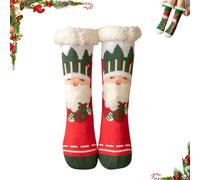 Eevhrqw Ultra-Soft Christmas Knit Wool Socks - Extra Thick and Warm,Calcetines Mujer Divertidos,Calcetines termicos Mujer Invierno,Fluffy Socks,Fuzzy Fluffy Winter Warm Soft Thick Thermal-B