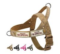 Eeyfarog No Pull - Arnés para Perros pequeños y medianos Reflectante, Ajustable, sin tirón, arnés para Perros