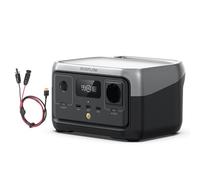 EF ECOFLOW RIVER 2 Power Station portátil, generador solar de 256 Wh, con cable XT60, LiFeP04, hasta 600 W de potencia, carga rápida en 1 hora, camping, caravana, corriente de emergencia
