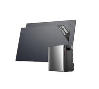 EF EcoFlow STREAM Ultra X batería de 3,84 kWh para kit solar con 2 paneles solares de 450 W, entrada solar de 2800 W (4 MPPT), dos puertos de CA de 2300 W, control inteligente con IA, plug-and-play