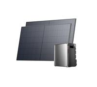 EF EcoFlow Stream Ultra X batería de 3,84 kWh para Kit Solar con 2 Paneles solares de 500 W, Entrada Solar de 2800 W (4 MPPT), Dos Puertos de CA de 2300 W, Control Inteligente con IA, Plug-and-Play