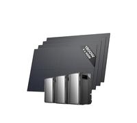EF EcoFlow STREAM Ultra y 2*AC Pro, 5,76 kWh para kit solar con 4 paneles solares de 450 W, entrada solar de 2800 W (4 MPPT), puertos de CA dobles 2300 W, microinversor integrado, ampliable a 11,52