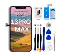 EFaith Pantalla para iPhone 13 Pro MAX 6,7" LCD de Repuesto, 3D Touch Face ID TrueTone FHD con Kits de reparación para A2484, A2641, A2644, A2645, A2643