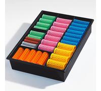 Efalock Caja de surtido de enrolladores de pelo Original Grip Caja negra con 60 bobinas