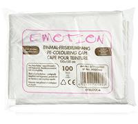 Efalock Emotion - Capa de peluquería (desechable, 1 x 100 unidades), diseño amartillado, 100 unidad, 1