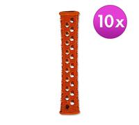 Efalock Original Grip Hair Winder Marrón, Ø 11 mm, Por paquete de 10 unidades