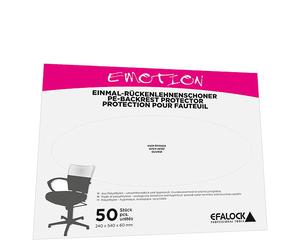 Efalock Protector del respaldo de la silla de una sola vez Por paquete de 50 unidades