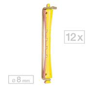 Efalock Rizador permanente largo Amarillo/Rosa Ø 8 mm, Por paquete de 12 piezas