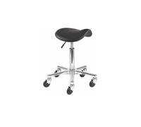 Efalock Taburete Clictec Classic Comfy Saddle Rodeo-Sitz Cuero Artificial
