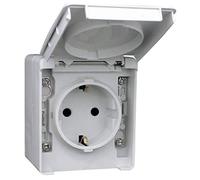 Efapel estanca 48 - Base schuko estanca 48 gris