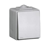 Efapel estanca 48 - Interruptor unipolar estanca 48 gris