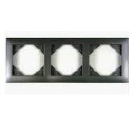 Efapel logus 90 - Marco triple logus gris