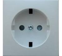 Efapel logus 90 - Tapa con protección base schuko logus aluminio