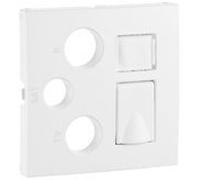 Efapel logus 90 - Tapa toma multiple r-tv-sat-rj45/fo logus blanco