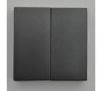 Efapel logus 90 - Tecla doble logus gris