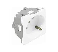 Efapel quadro 45 - Base schuko con protección 2 módulos q-45 blanco