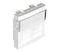 Efapel quadro 45 - Doble módulo para conectores rj45 2 módulos q-45 blanco
