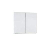 Efapel sirius 70 - Tecla doble sirius blanco