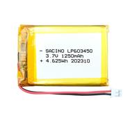 EFASO 3.7V 1250 mAh PCM, JST PH2.0-2P Batería Interna Para Smartphone