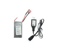 efaso Batería 7,4V/1600mAh/9125 + Cable De Carga USB