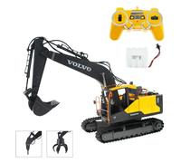 efaso E568 RC Volvo Bagger 1:16 Negro RTR RTF Batería 700mAh