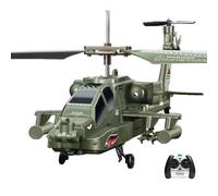 efaso RC Helicóptero Apache SYMA S109G Verde 3 Canales LED RTR RTF