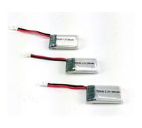 efaso repuesto 3x batería 3.7V / 380mAh / Hubsan adecuado para Aldi Drone Focus