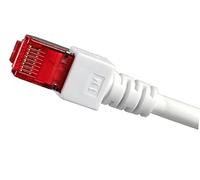 EFB - Cable de Red RJ45 S/FTP Cat.6 LSZH 0,15 m, Cobre Puro, impresión en Tubo de protección contra torceduras Patentado, Color Blanco