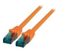 EFB Cable de red RJ45 S/FTP, cat. 6A, LSZH, 1,5 m, color naranja
