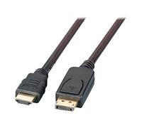 EFB - Cable DisplayPort a HDMI (Full HD, 3 m), Color Negro