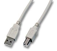 EFB-Elektronik 1.8m, USB A - USB B, M/M - Cable USB (USB A - USB B, M/M, 1,8 m, USB A, USB B, 2.0, Male Connector/Male Connector, Gris)