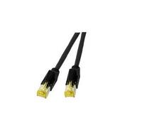 Efb elektronik 10m, rj45 cable de red negro cat6a