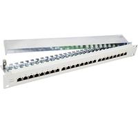 EFB-Elektronik 24xRJ45, Cat 6 Panel de parcheo - Bahía de Entrada (Cat 6, RJ-45, Color Blanco)