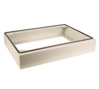 EFB-Elektronik Casquillo para carcasa de pared de 19" IP55, profundidad 600 mm, RAL7035