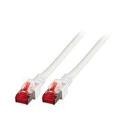 EFB-Elektronik CDL Micro - Cable de Red RJ45 (Cat. 6, LSZH, 1 m, 3 Unidades), Color Blanco