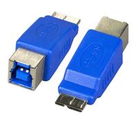 EFB-Elektronik EB549 Adaptador de Cable USB 3.0 B Micro-USB 3.0 B Azul - Adaptador para Cable (USB 3.0 B, Micro-USB 3.0 B, Male Connector/Female Connector, Azul)