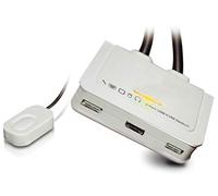 EFB-Elektronik EB973 Blanco Interruptor KVM - Periférico de Entrada (2560 x 1600 Pixeles, 2560 x 1600 Pixeles, USB, USB, DisplayPort, Auriculares de 3,5 mm, 3.5mm Mic, DisplayPort, USB A)