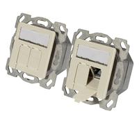 Efb elektronik et-25130.1v1 toma de corriente 2 x rj-45 blanco