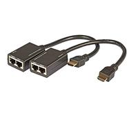 EFB-Elektronik Extensor HDMI (cat. 5e/6, 30 m, soporta 3D/1080p, HDCP)