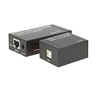 EFB-Elektronik Extensor USB2.0 Cat.5E/6 100 m, 4 Puertos, Incluye Fuente de alimentación