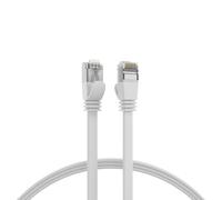 EFB ELEKTRONIK Flachkabel U/FTP Cat.6A RJ45 weiss 0,25m K5545W (Importación USA)