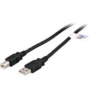 EFB-Elektronik Goobay - Cable de conexión USB 2.0 (A-B, 1,8 m), color negro