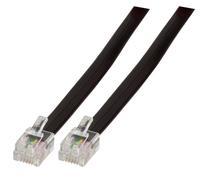 Efb elektronik k2404sw.10 cable telefónico 10 m negro